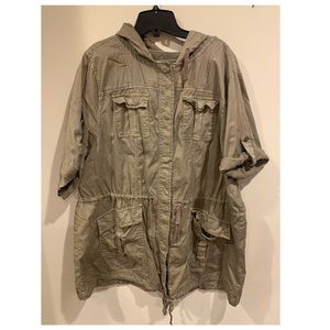 Torrid tan anorak jacket